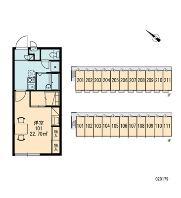 【区画図】 | レオパレスカスカータSY | 画像3