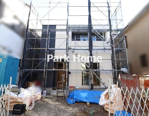 高知市相模町 ① 新築戸建ての外観|2023.12月：建築中