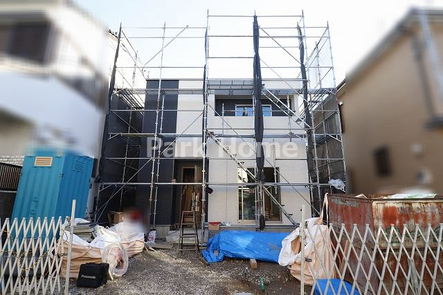 高知市相模町 ① 新築戸建ての外観|2023.12月：建築中