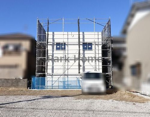 高知市相模町 ① 新築戸建ての外観|2023.12月：建築中（南側）