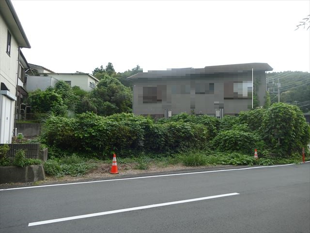 玖須美元和田　土地　750万円の前面道路含む現地写真