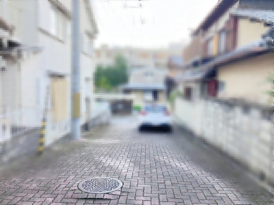 【前面道路含む現地写真】 | 大津市滋賀里1丁目17-4　中古テラスハウス | 2023年10月　撮影