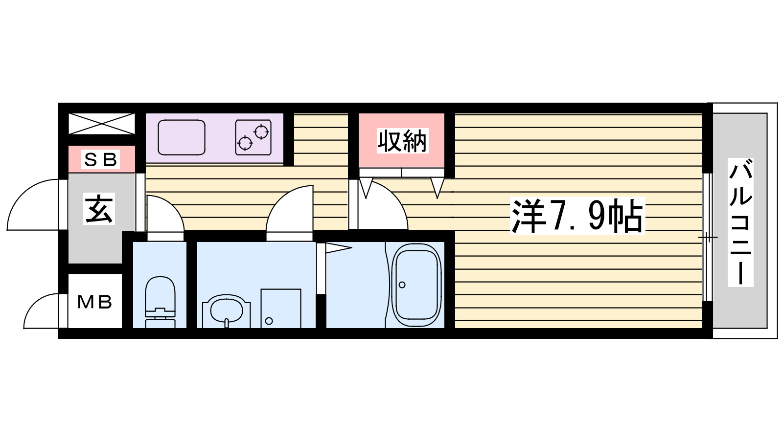 オート・プラージュの間取り