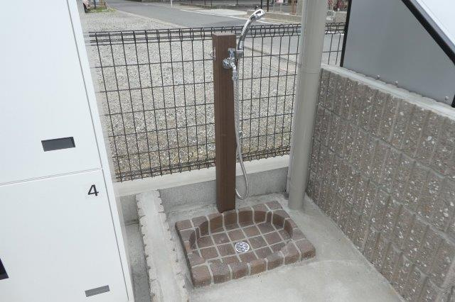 倉敷市八王寺町のアパートのその他共用部分|ペット用足洗い場