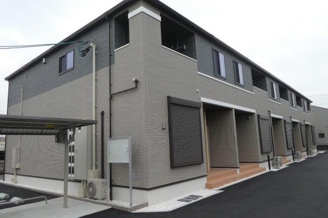 倉敷市八王寺町のアパートの外観