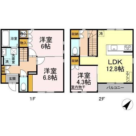【間取り】 | DCR若松町