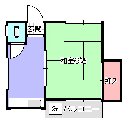 【間取り】 | 第二高橋荘