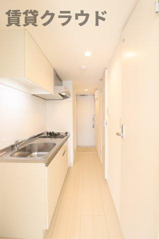 リブリ・ガーデンプレイスのキッチン|コンパクトなキッチンで掃除もラクラク