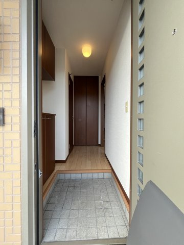 シャーメゾン大山A棟の玄関