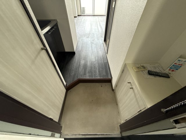 グリーンハイツ梅ヶ谷の玄関
