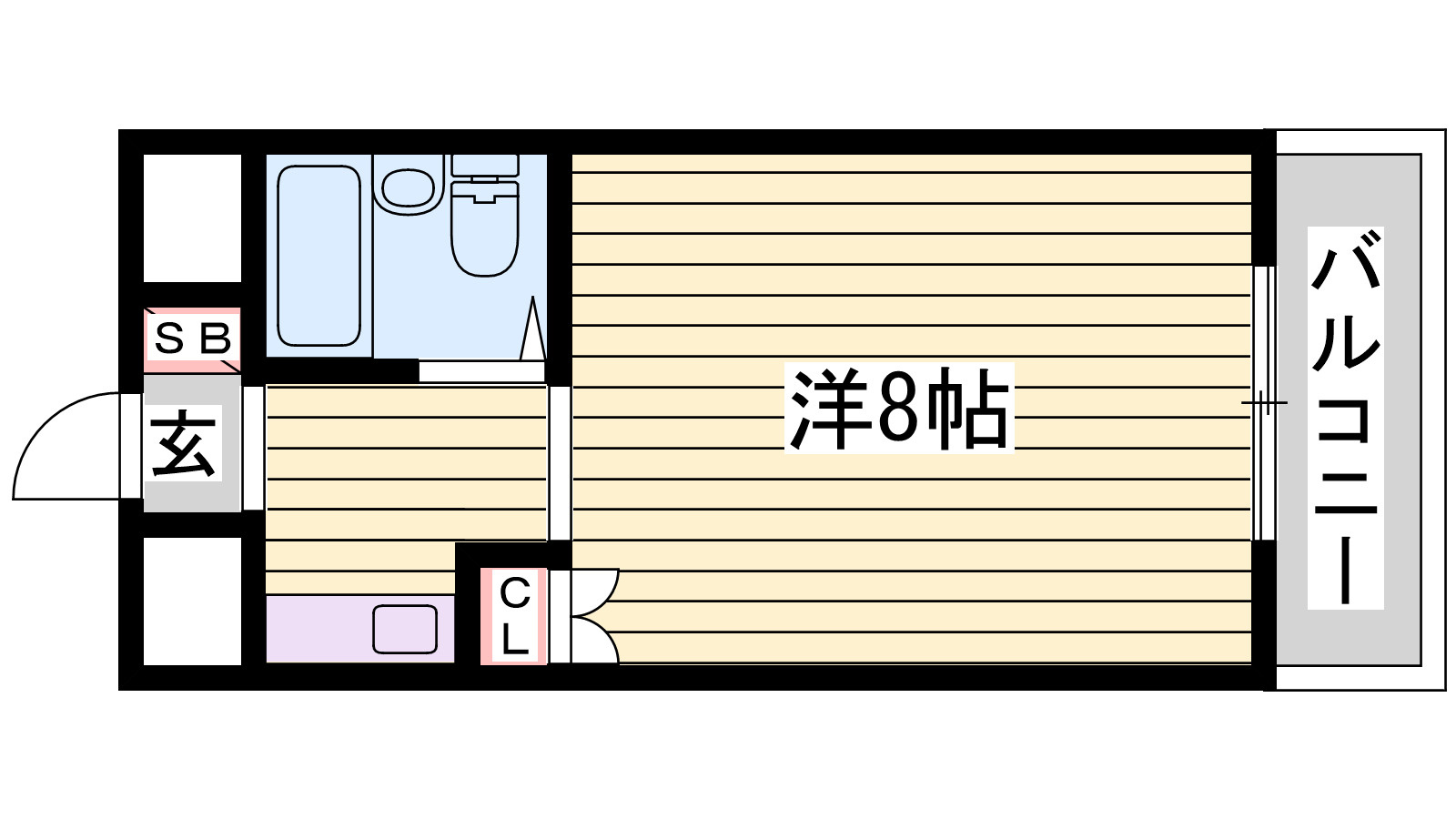 グリーンハイツ梅ヶ谷の間取り