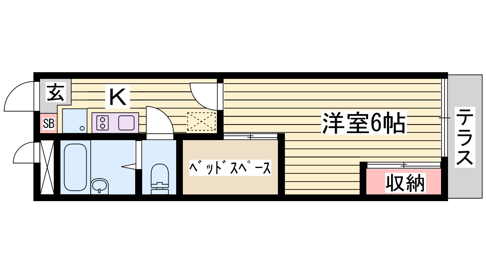 ドミール中島Ｎの間取り