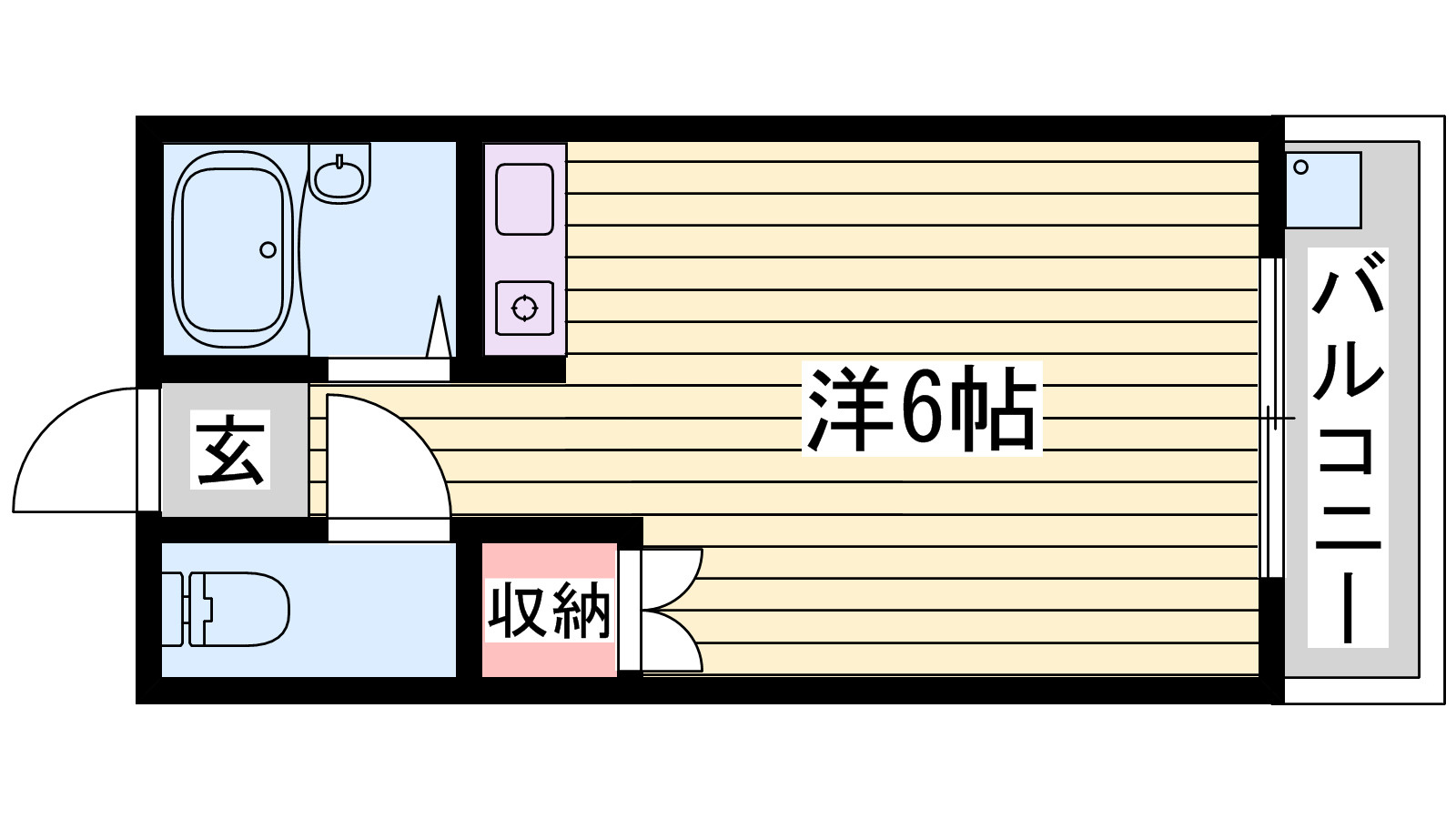 エクセルハイツの間取り