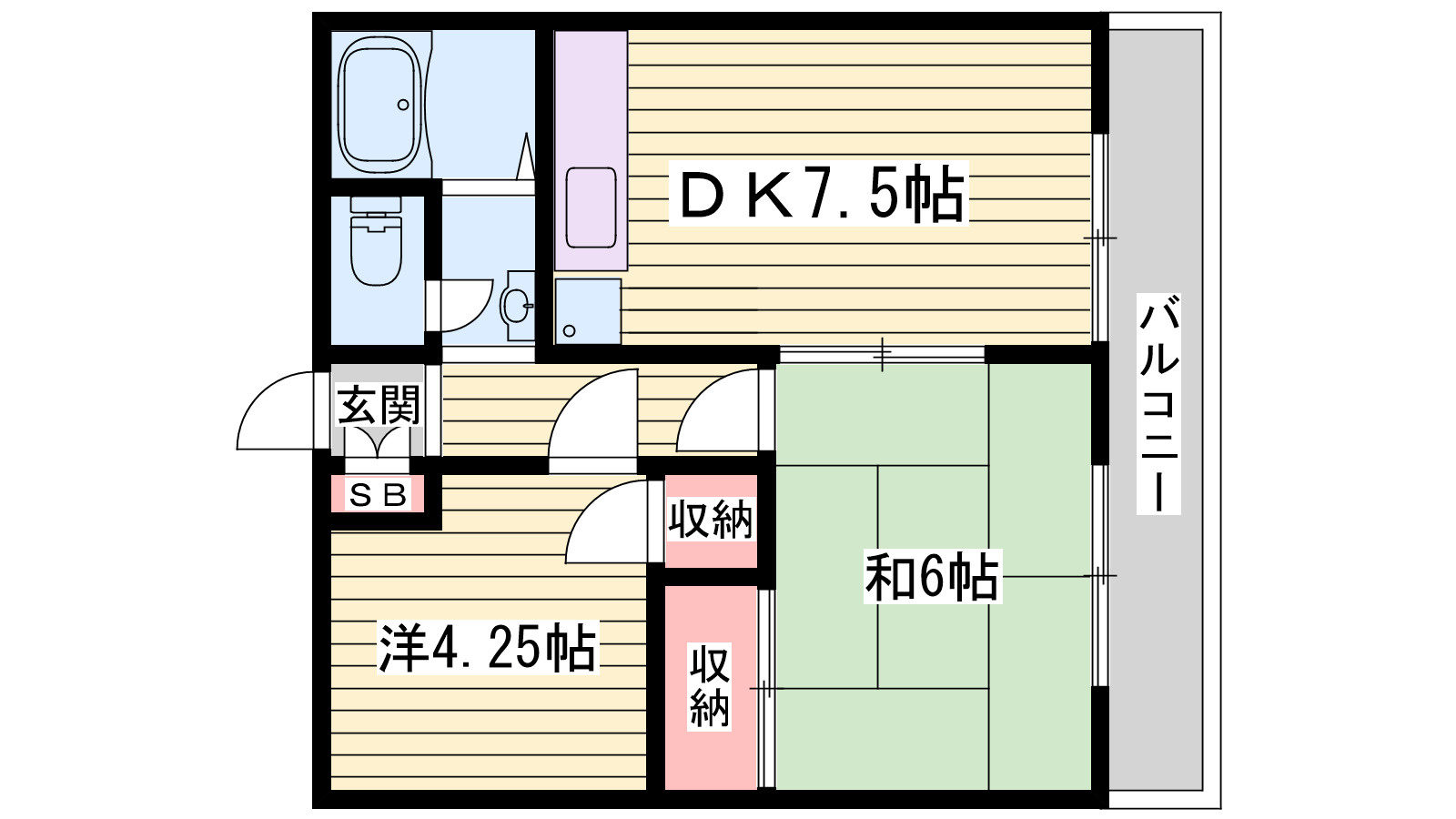 塚本ハイツの間取り
