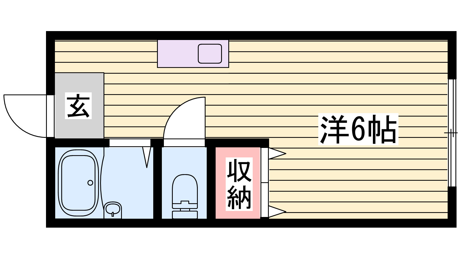 ハミング玉手の間取り