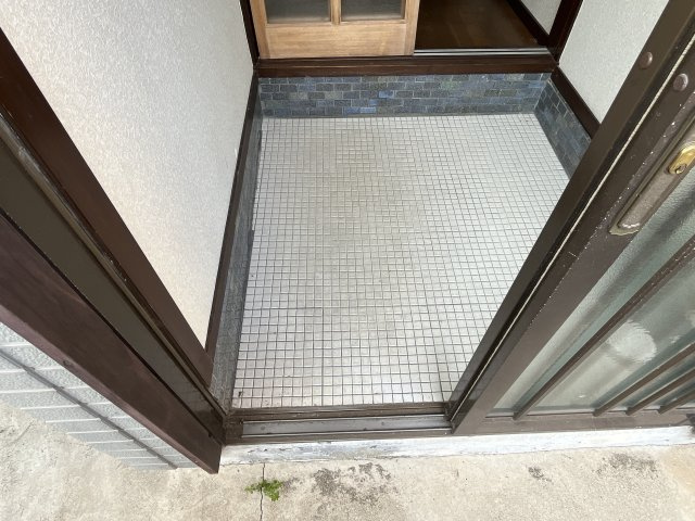 東口アパートのバルコニー