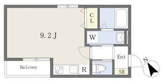 ★設備充実！南西向き角部屋ワンルーム★