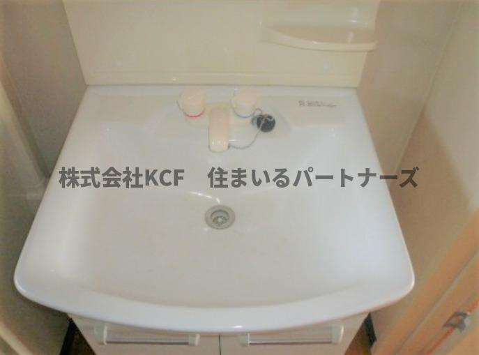 エステートモアⅡの洗面所|広い洗面スペース
