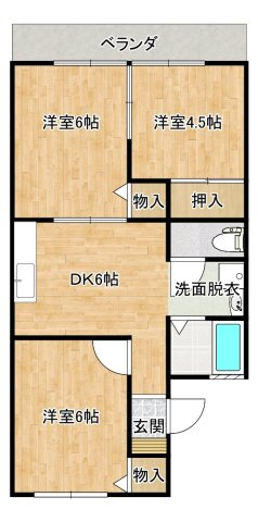 ハイツ藤谷の間取り