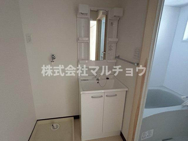 ハイツ藤谷の洗面所|広い洗面スペース