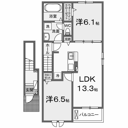 【間取り】 | エンジェル　Ⅰ