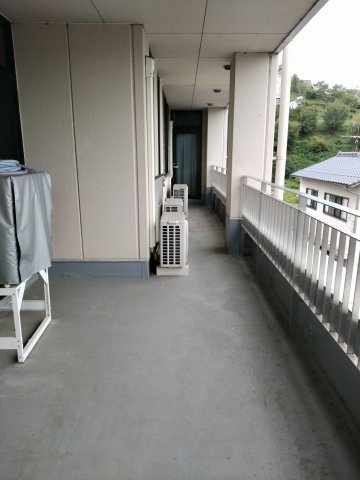 津山市北町 3SLDKのバルコニー