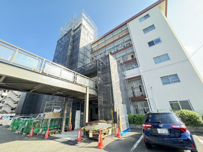 【外観】 | 藤が丘パークハウスB棟 | 総戸数86戸、1971年9月築、管理人は日勤勤務につき管理体制良好です♪