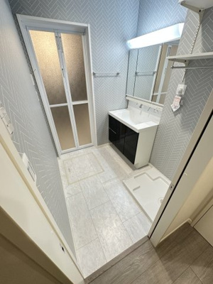 【洗面所】 | DCR若松町 | ※同物件、同タイプ、間取り反転のお部屋です