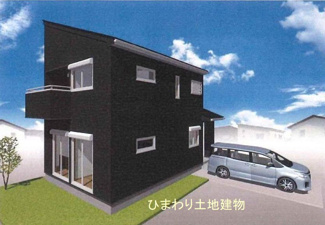 【外観パース】 | 厚木市下荻野  1号棟 | イメージパースです。実際とは異なる場合があります。