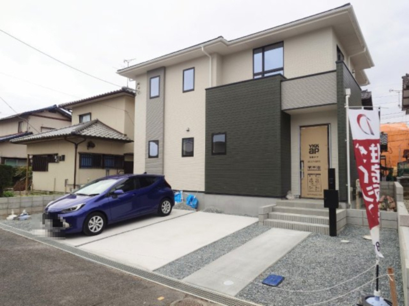 ーmokuーモクー小倉南区上貫２丁目３期　【小倉南区　新築戸建て】の外観|木の質感や温かみにこだわったデザインが魅力♪【小倉南区　新築戸建て】