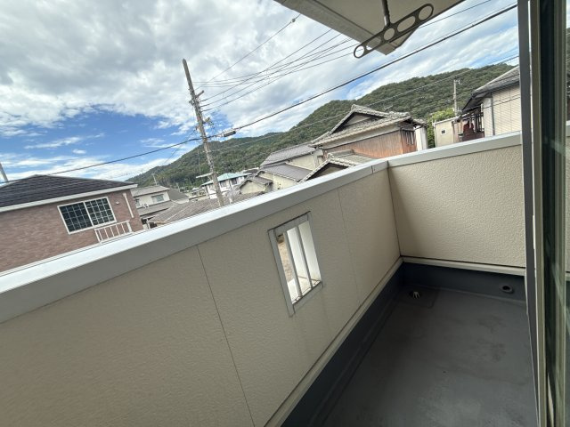 グラースアンジュＤのバルコニー