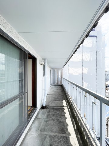 協和ハイツのバルコニー