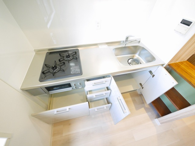 ラ・フォーレ紀寺のキッチン|使いやすいキッチンです