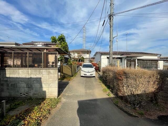 宇都宮市鶴田町　327.07㎡　売地の周辺|進入路部分
