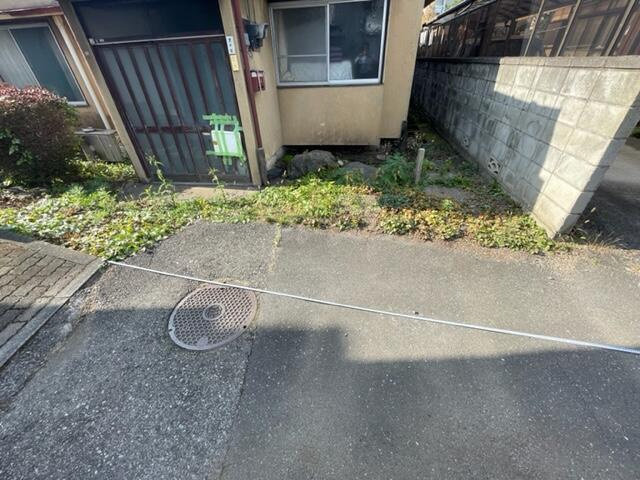 宇都宮市鶴田町　327.07㎡　売地の外観|接面部分は約４．２ｍあります。