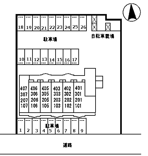 ココルーナの区画図