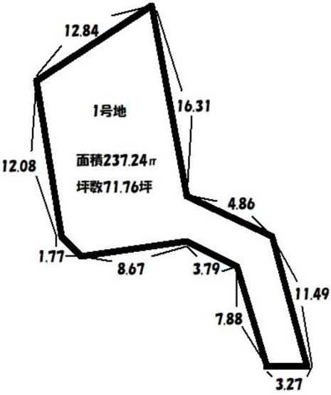 【土地図】 | K11603-1号地金閣 
