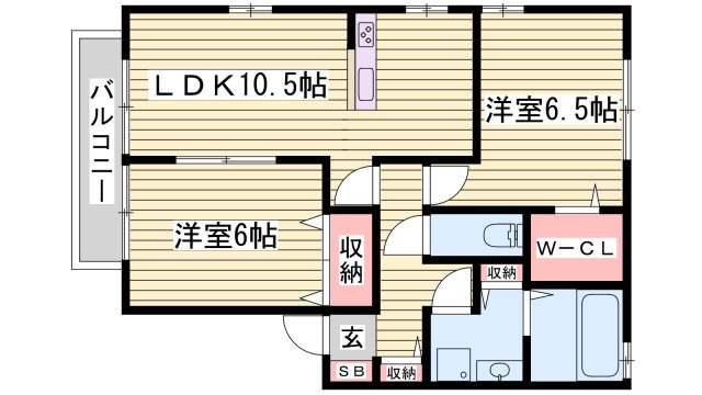 ラフィエールの間取り