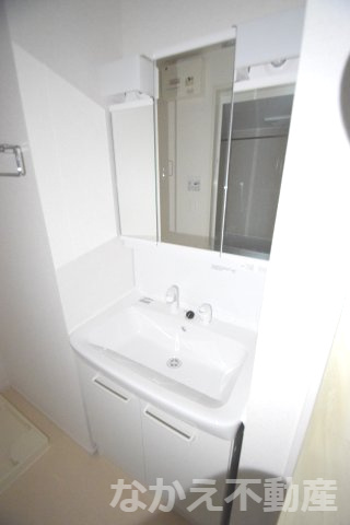 【洗面所】 | スペースが確保できる洗面所です