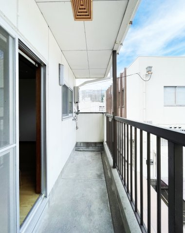 城ノ内コーポのバルコニー