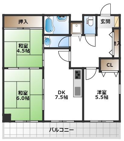 【間取り】 | リーベンドハウス中桜塚