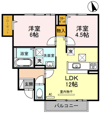 リーオ・コレージュの間取り