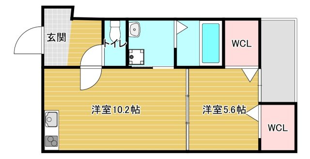 ポプラーレ狭山Ⅱの間取り