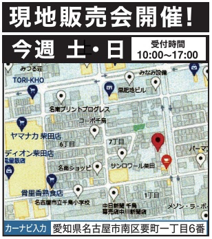 南区要町第4 全5棟　＜仲介手数料無料＞千鳥小・名南中　新築一戸建ての地図|案内図　カーナビをお持ちの方
名古屋市南区要町１丁目６番