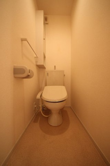 【トイレ】 | アスカ　E棟 | 清潔感のあるトイレです