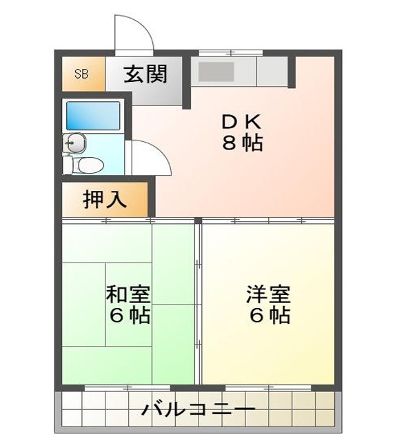 ソルテリアユタカの間取り