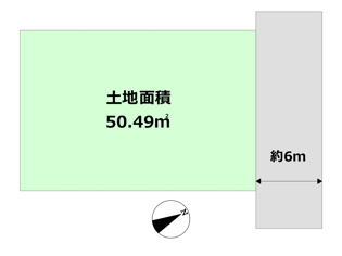 建築条件無し宅地　阪急武庫之荘駅とＪＲ甲子園口駅の利用が便利です。建物ありで現況で引き渡しになる物件です。詳細はお問合せください
