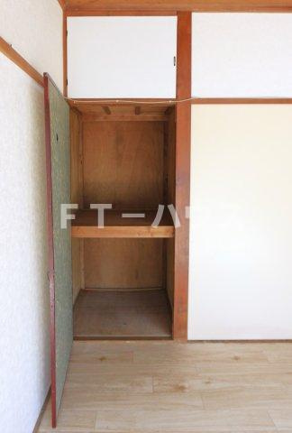 小山ハイツの収納|大きなものも収納できそうです