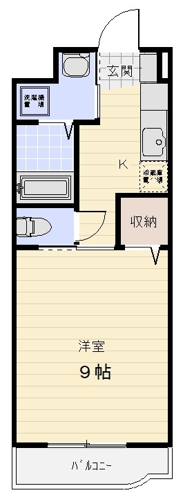アンジュール川方の間取り