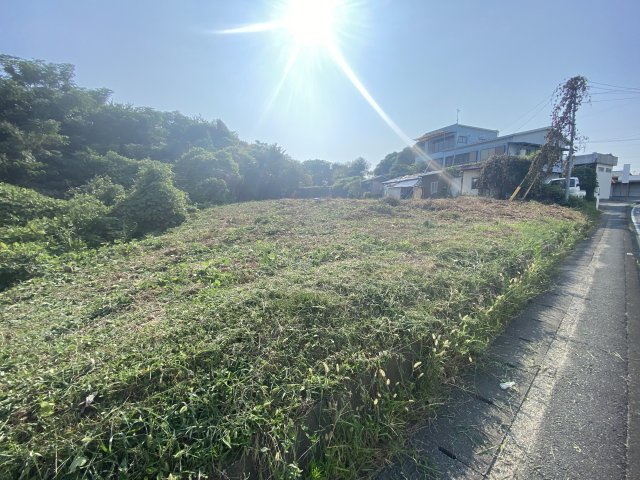 【外観】 | 玉名市岱明町庄山　土地341坪　 | ☆県道347号線沿い店舗用地にお勧め約341坪の土地！☆県道からの視認性よし！看板効果あり☆遺跡対象外☆